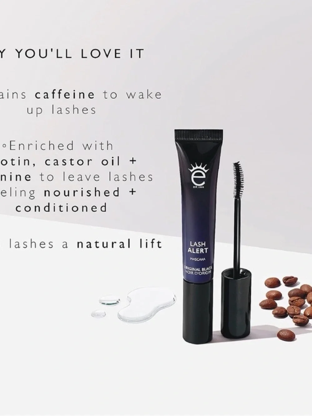 Eyeko Lash Alert Mascara - Black with Blue Packaging